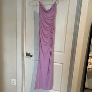 Katie May Strapless Lilac Dress